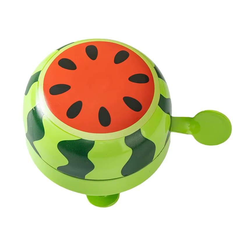 Cloche de vélo, Scooter de montagne de dessin animé, équipement à motif de fraises pastèque pour enf