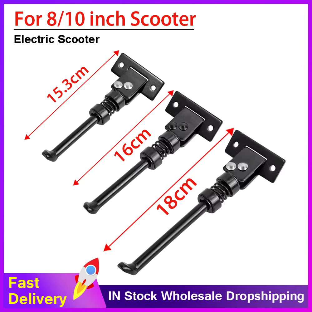 Support de pied pour Scooter électrique 10/8 pouces, Support de stationnement latéral en alliage d'a