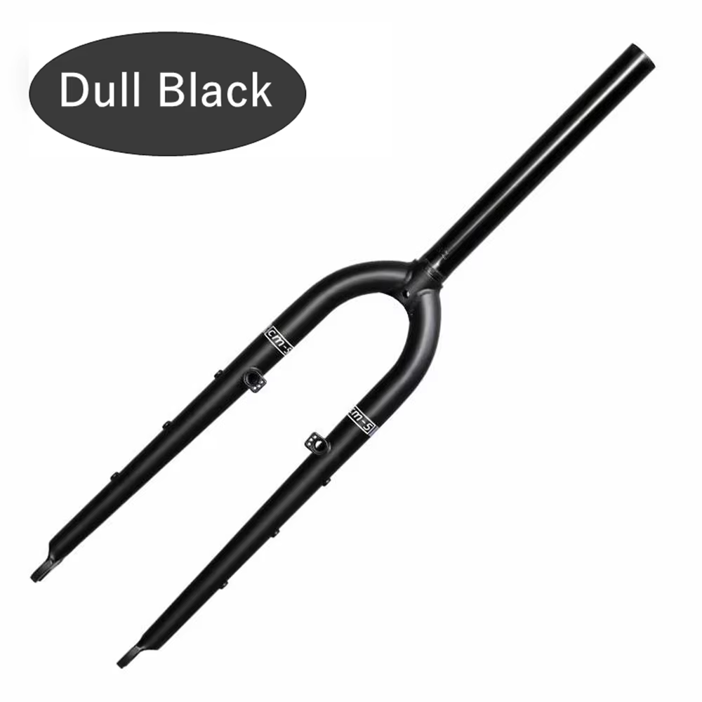 Fourche avant en acier DARKROCK CM-5 CR-MO 28,6 mm DISC et DISC+V 26 pouces 27 pouces, fourche rigid