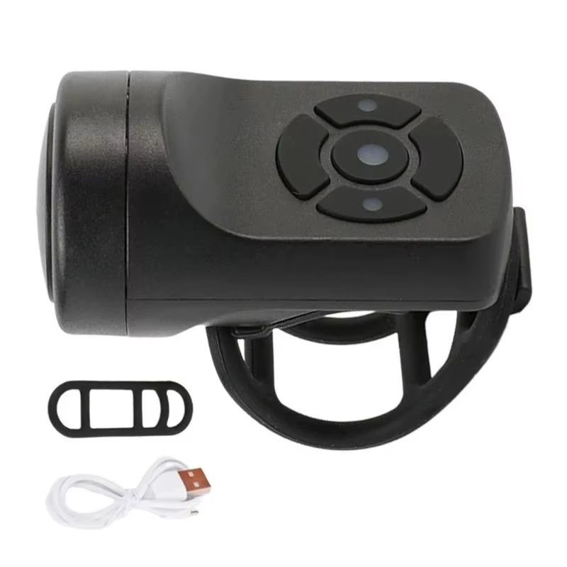 Klaxon de vélo électrique, sonnette de vélo étanche 120db, Rechargeable par USB, pour vtt, cyclisme 