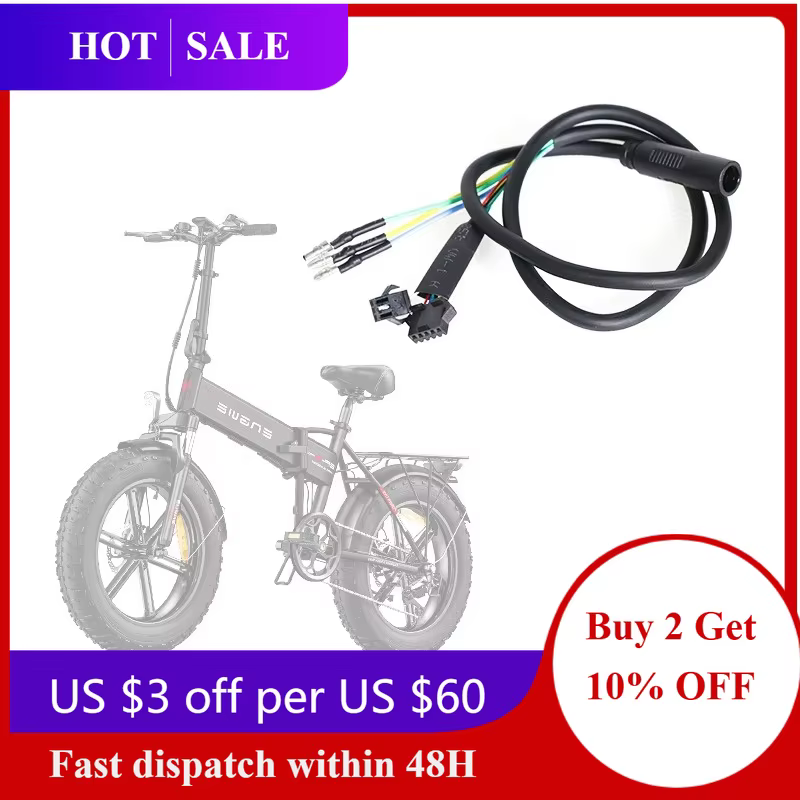Câble de connexion du moteur de vélo électrique, câble de moteur de vélo électrique pour Engwe EP-2