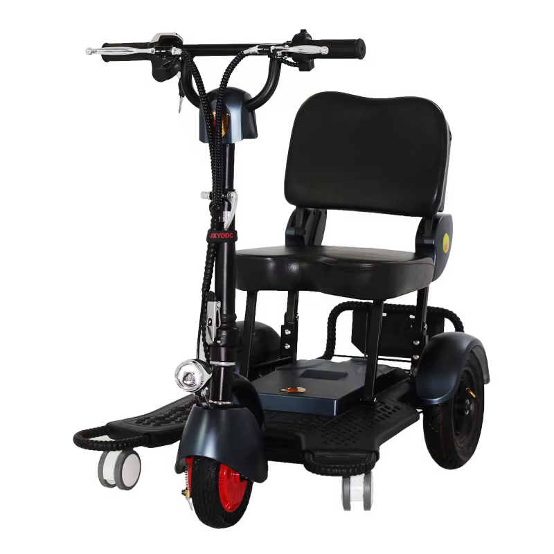 Trottinette Électrique Portable et Pliable de 10 Pouces, Tricycle à 3 Roues, 300W, 48V, avec mir Arr