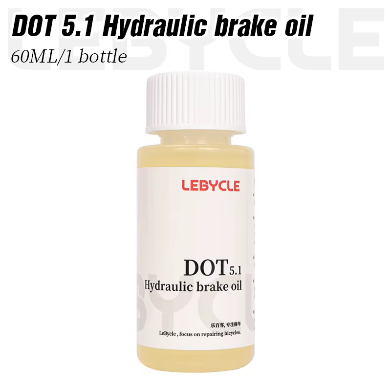 Liquide de frein hydraulique LEBYCLE 60ML pour vélos de montagne et de route, huile de frein pour de