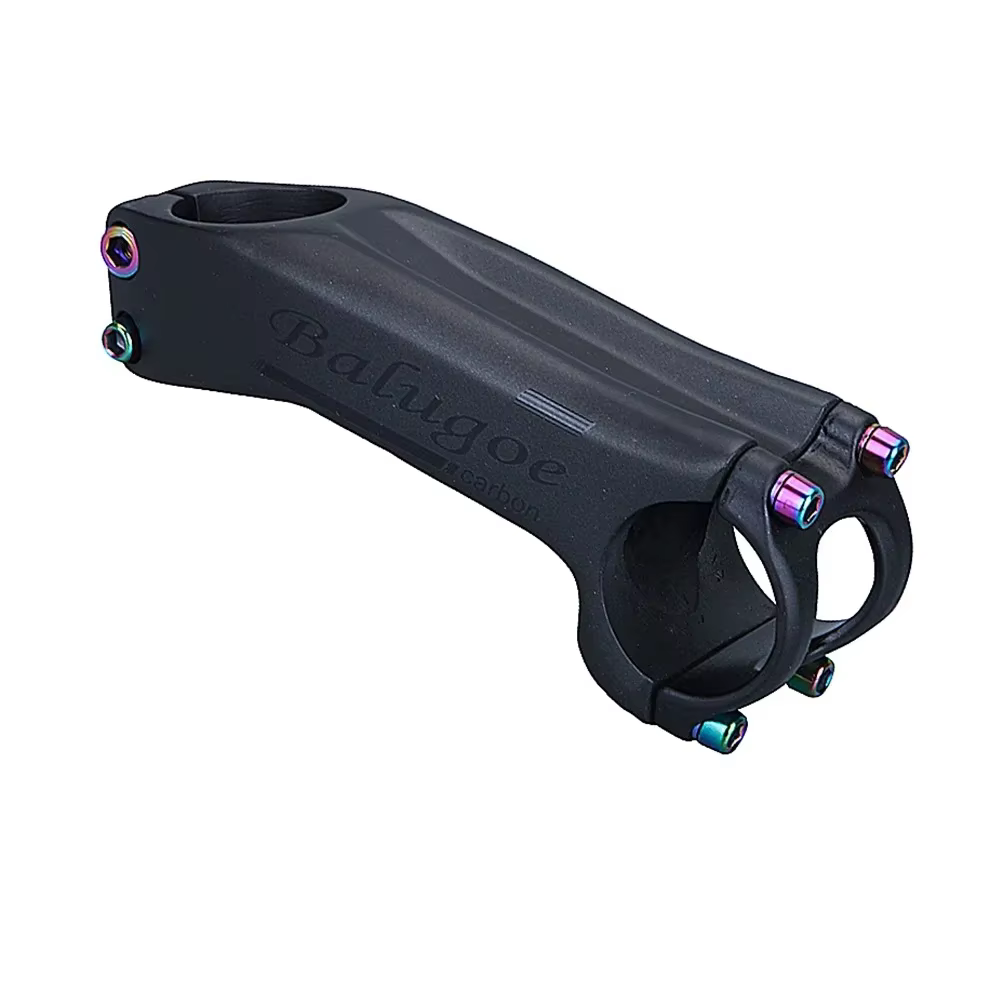 BALUGOE tige de guidon de vélo en carbone ultralégère 6/17 degrés 31.8mm 70mm-130mm puissance tige d