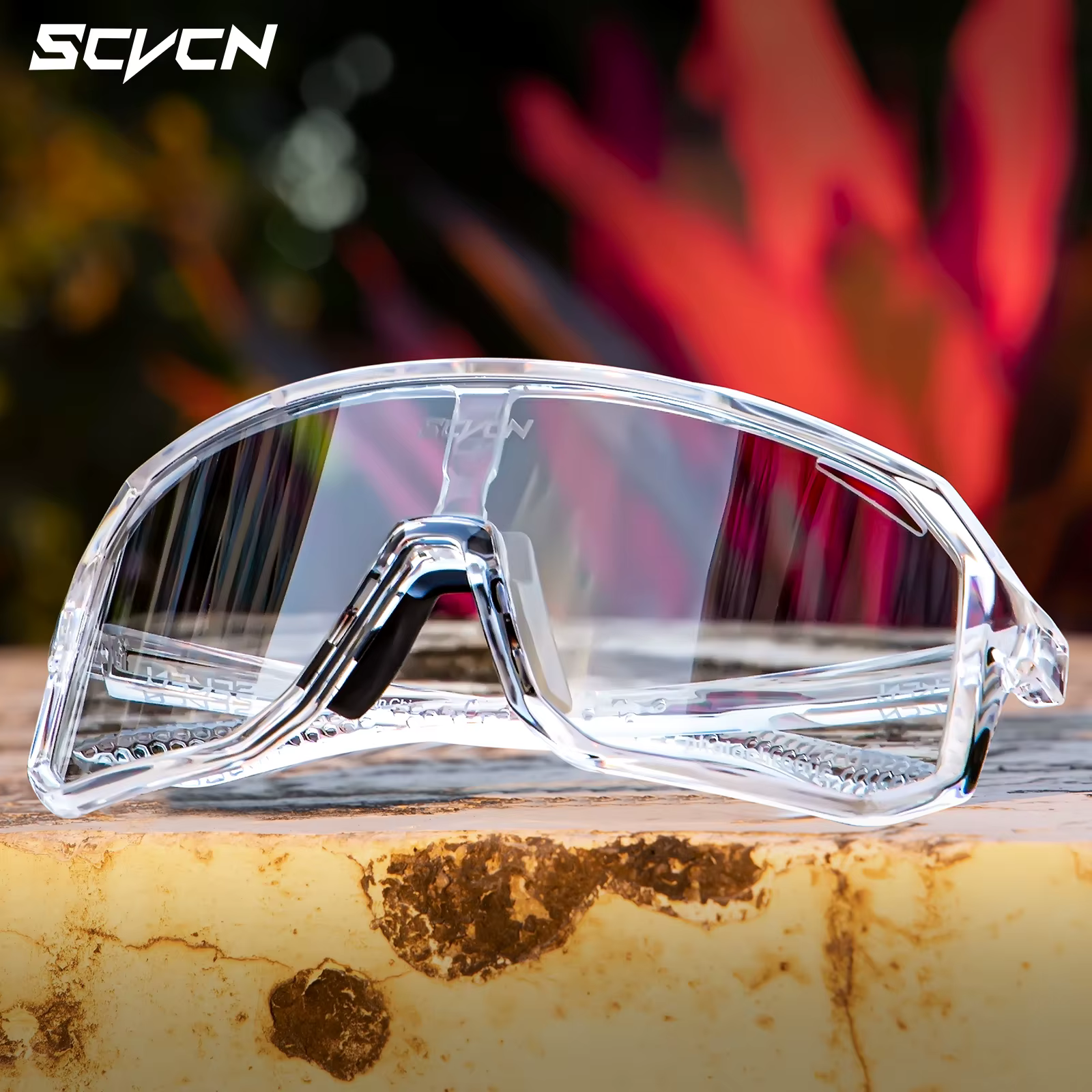 SCVCN Sports de plein air cyclisme lunettes de soleil lunettes photochromiques pour hommes soleil VT