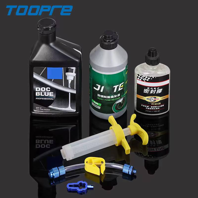 TOOPRE VTT vide pneu auto-remplissage fluide outil d'injection pneu fluides de remplissage seringue
