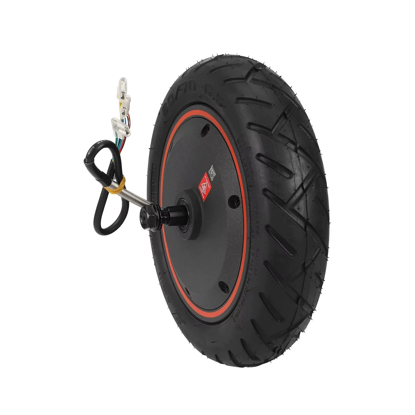 Roue arrière de remplacement complète 400W pour trottinette électrique Xiaomi 5 Max, avec pneu tubel
