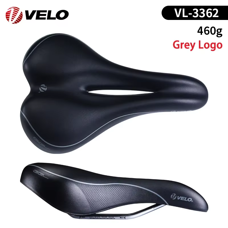 Conductrice O VL-3362 Vélo De Route Selle Silicone Gel PU Épaissir Creux Respirant Confortable VTT V
