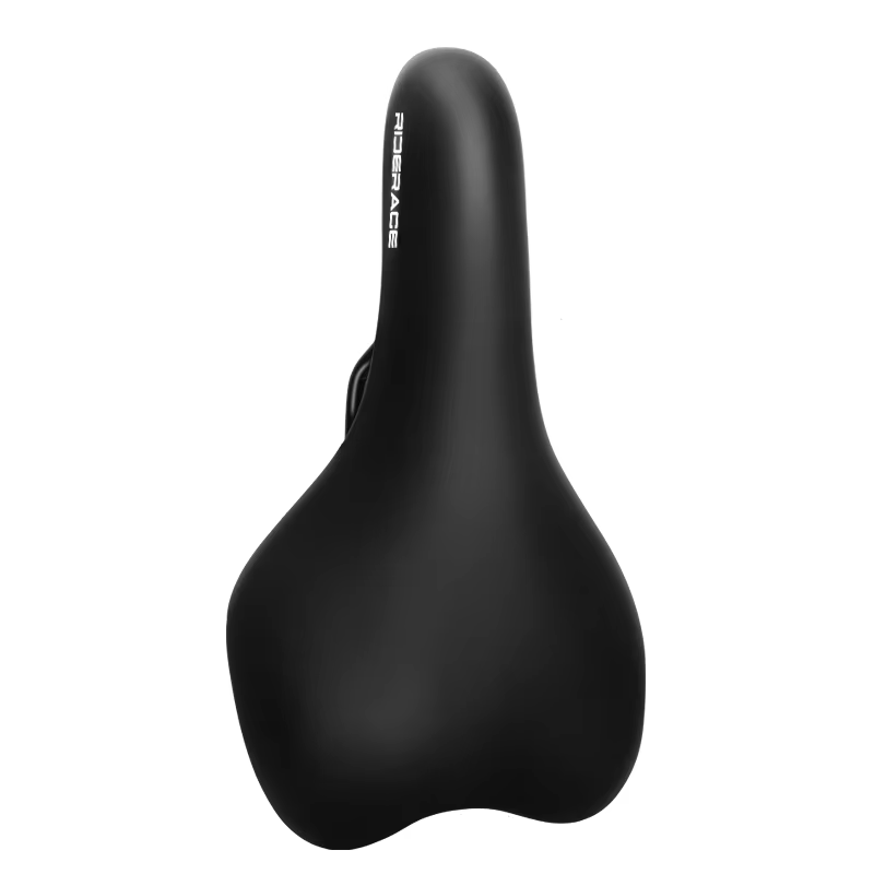 RIDERACE-Selle de vélo confortable en mousse à mémoire de forme, siège épais et doux en cuir PU, épo