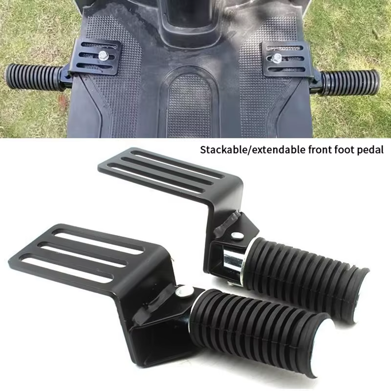 Plaque de pédale avant pour véhicule électrique, 1 paire, coussinet de Support de jambe, pied de lit