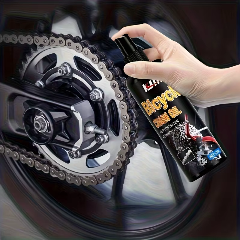 Nettoyant et lubrifiant pour chaîne de vélo 2 en 1 : protection robuste toutes saisons, antirouille 