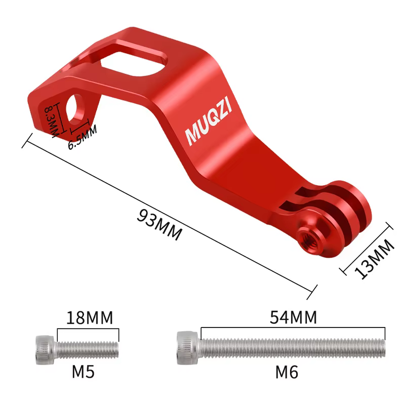 MUQZI support de feu avant support de montage de fourche de vélo support d'oeillet de phare pour vél