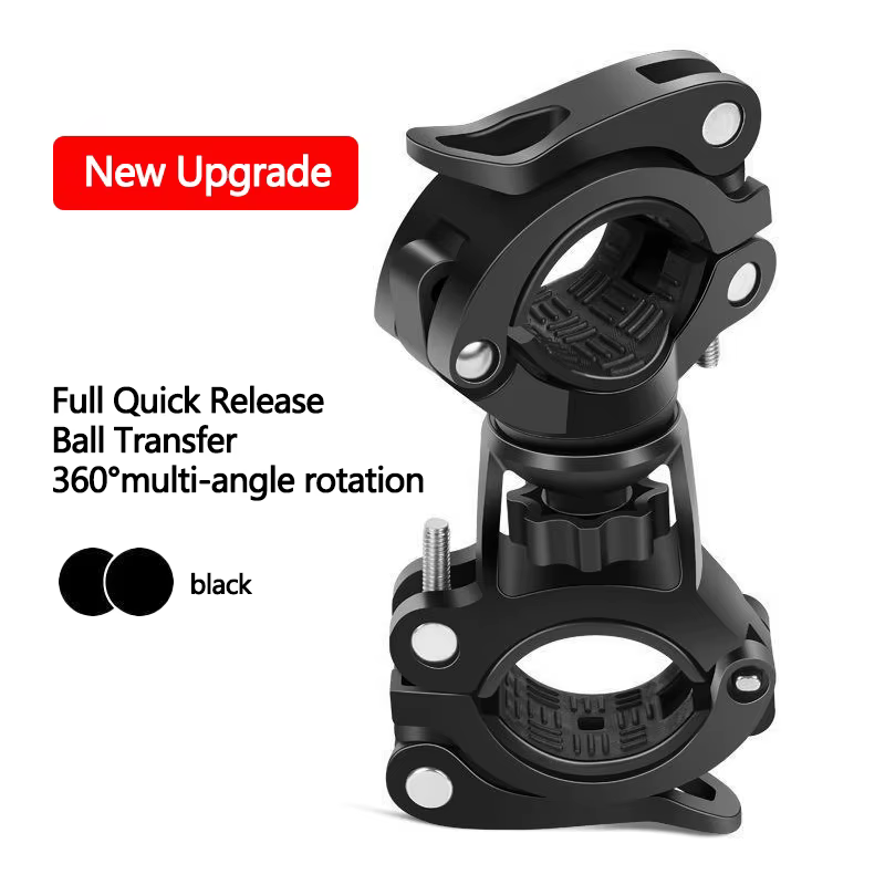 Nouveau Support de lumières de vélo support de lampe de vélo support de phare LED 360 °   Support de