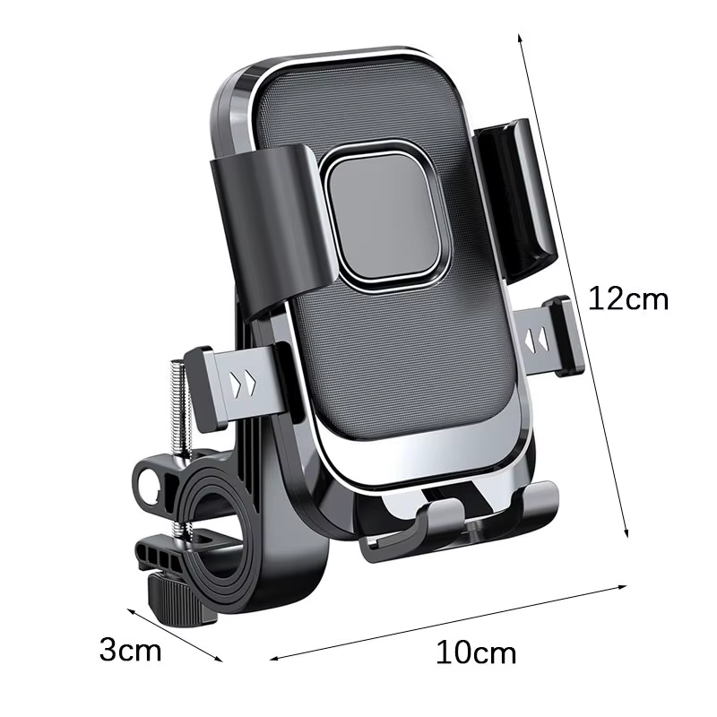 Support de téléphone pour moto, utilisation à une main et rotation à 360° °   Support de téléphone r