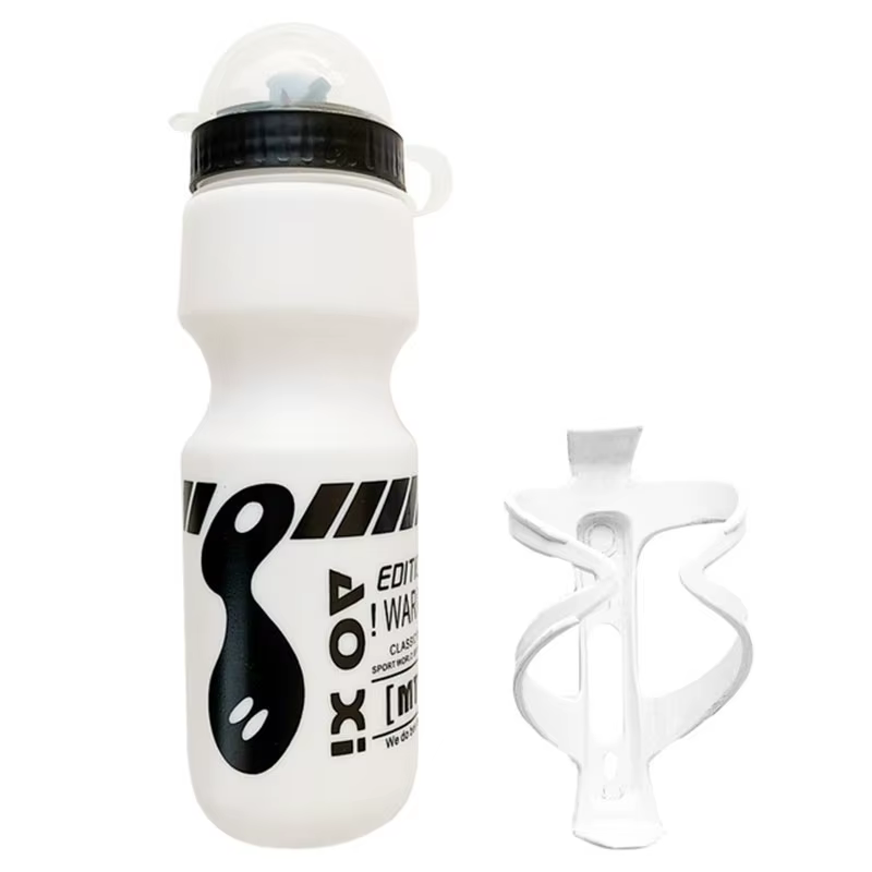 Bouteille d'eau de 750ml pour vélo de montagne, avec support, T1
