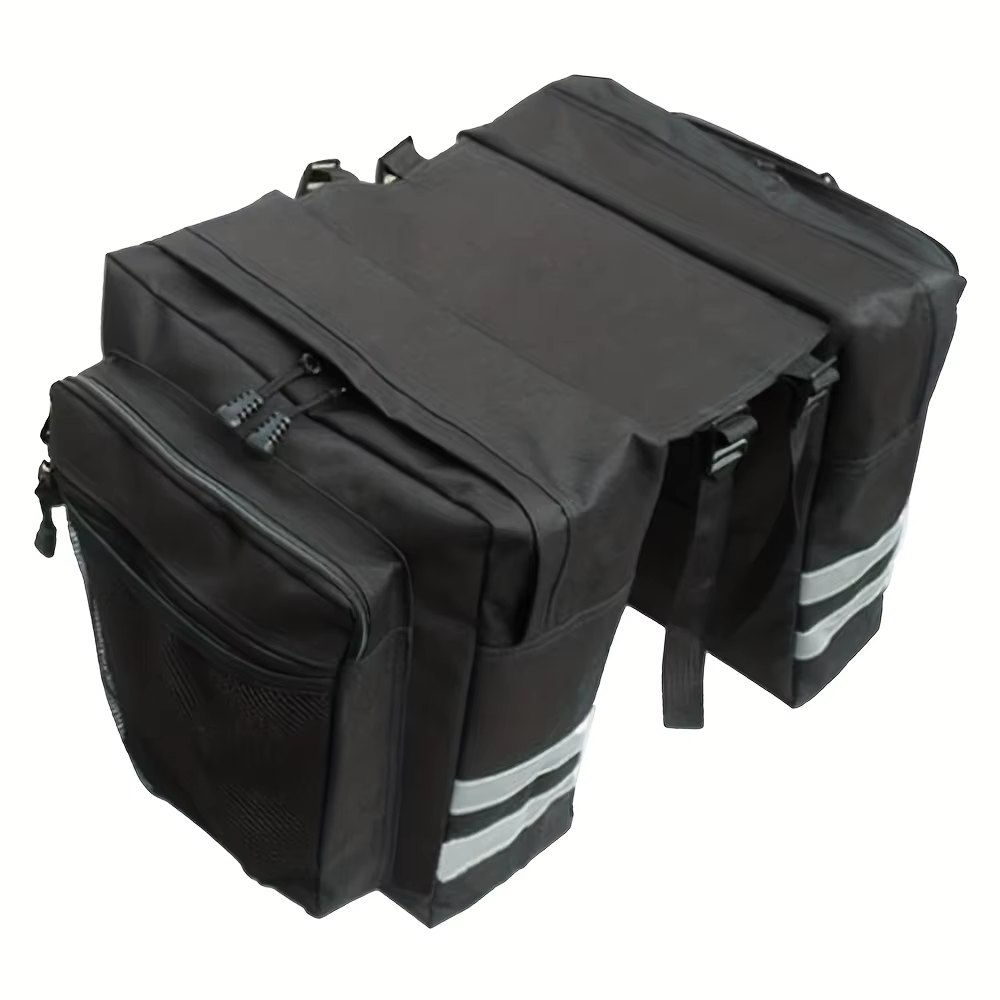 Grand sac de porte-bagages pour vélo, sacoche de selle, sac à bandoulière, sacoche double latérale p