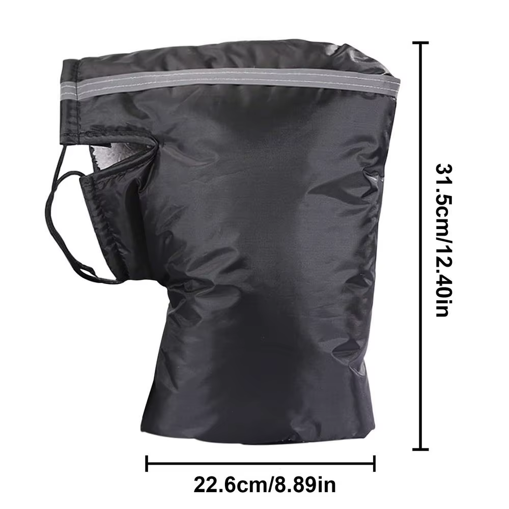 Gants de guidon de moto coupe-vent chauds, couverture de barre de main, batterie, vélo, pare-brise, 