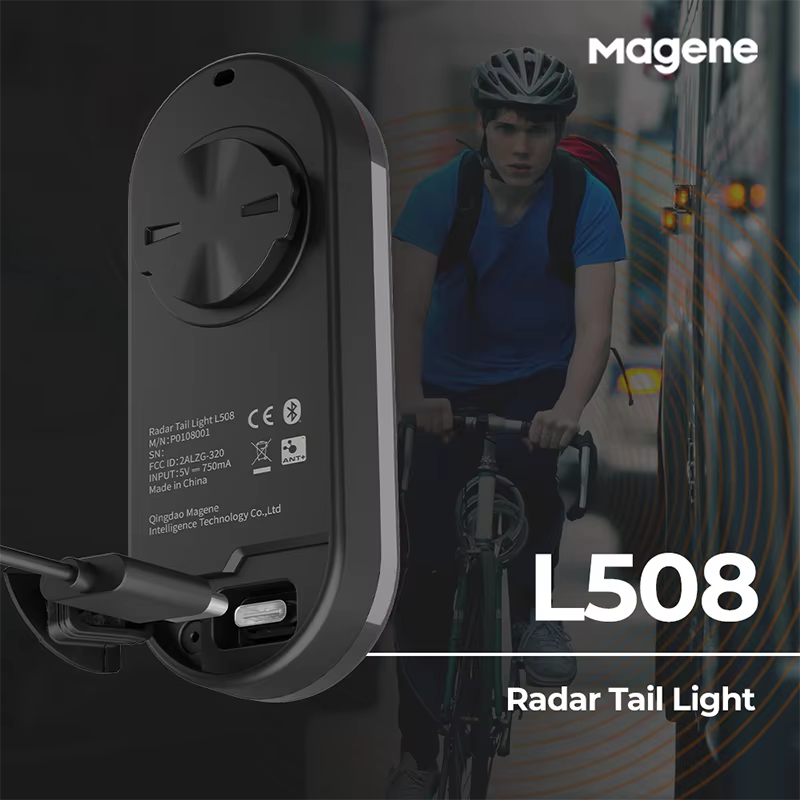 Magene Radar feu arrière de vélo L508 lampe de détection de frein arrière de vélo tige de selle char