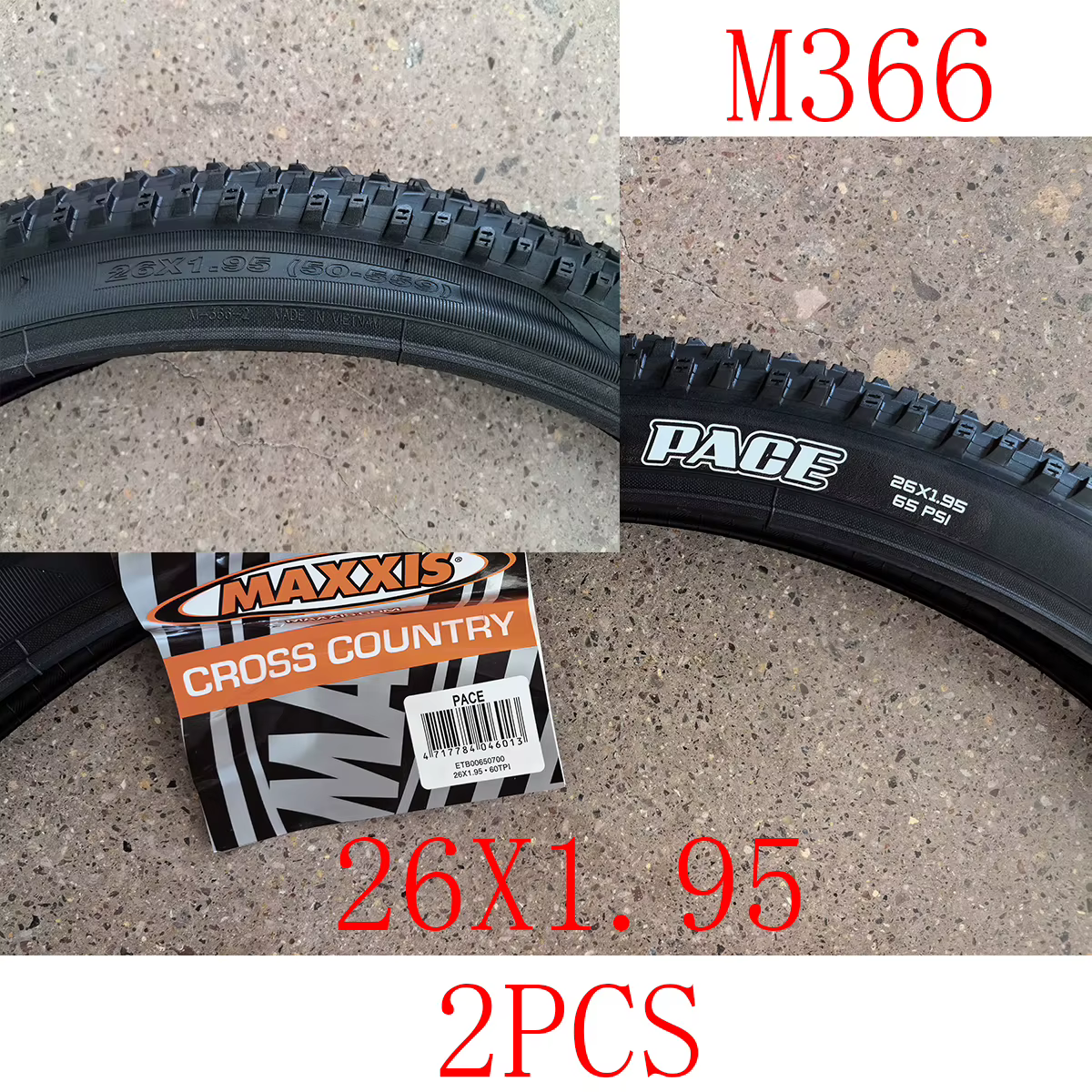 2 pneus de vélo MAXXIS 26 M366 M333 26*2.1 27.5*1.95 VTT 26*1.95 27.5*2.1 29*2.1 avec renfort en fil