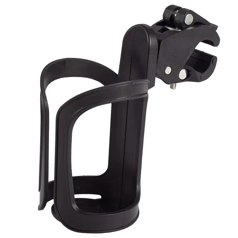 Porte-bouteille d'eau réglable pour poussette - 360 °   Cage de vélo rotative pour accessoires de po
