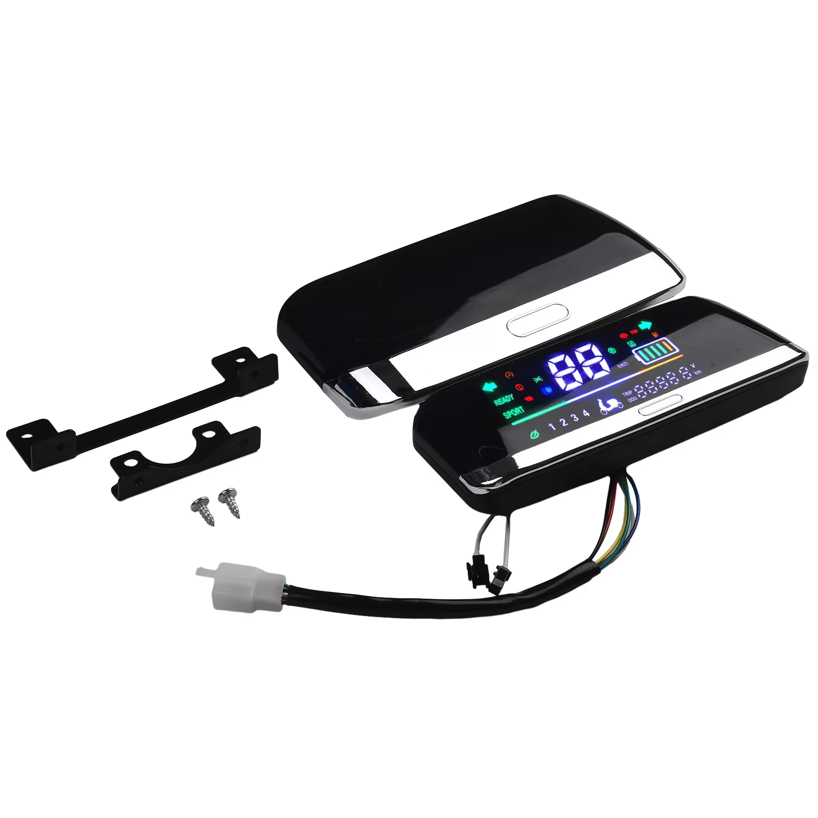 Écran LCD pour vélo électrique, compteur de vitesse, 48-72V