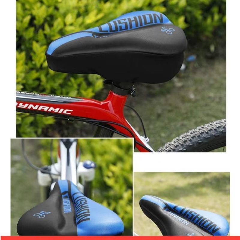 Nouveau siège de route épaissi housse de coussin de vélo vélo de montagne coussin en Silicone épaiss