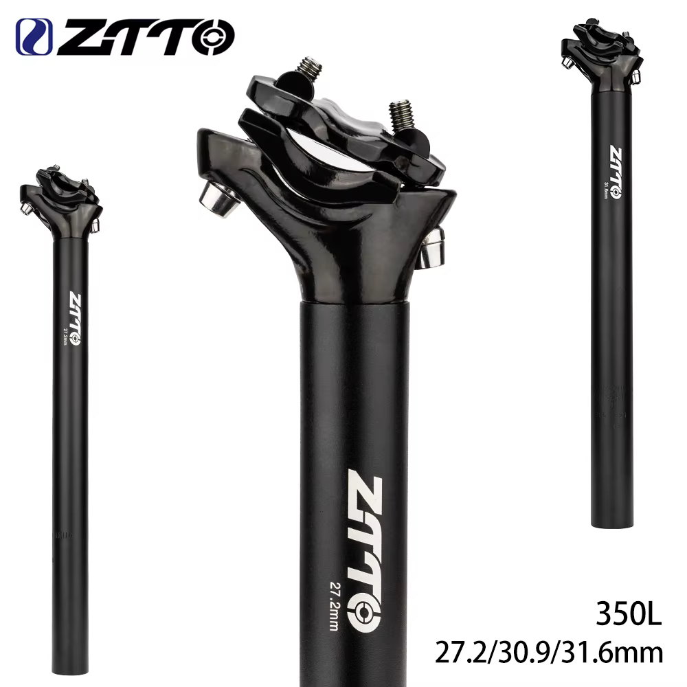 ZTTO tige de selle de vélo tête décalée tige de selle super légère en alliage d'aluminium vtt vélo d