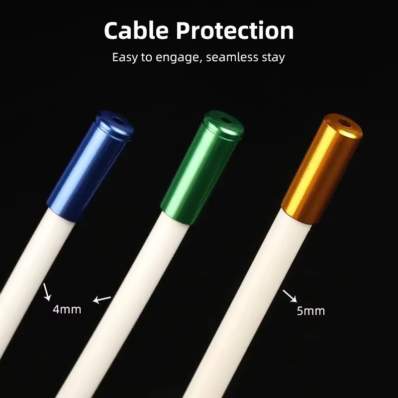 Embout de câble de frein de vélo en alliage de 5mm, embouts de boîtier de 4mm, dérailleur de vélo de