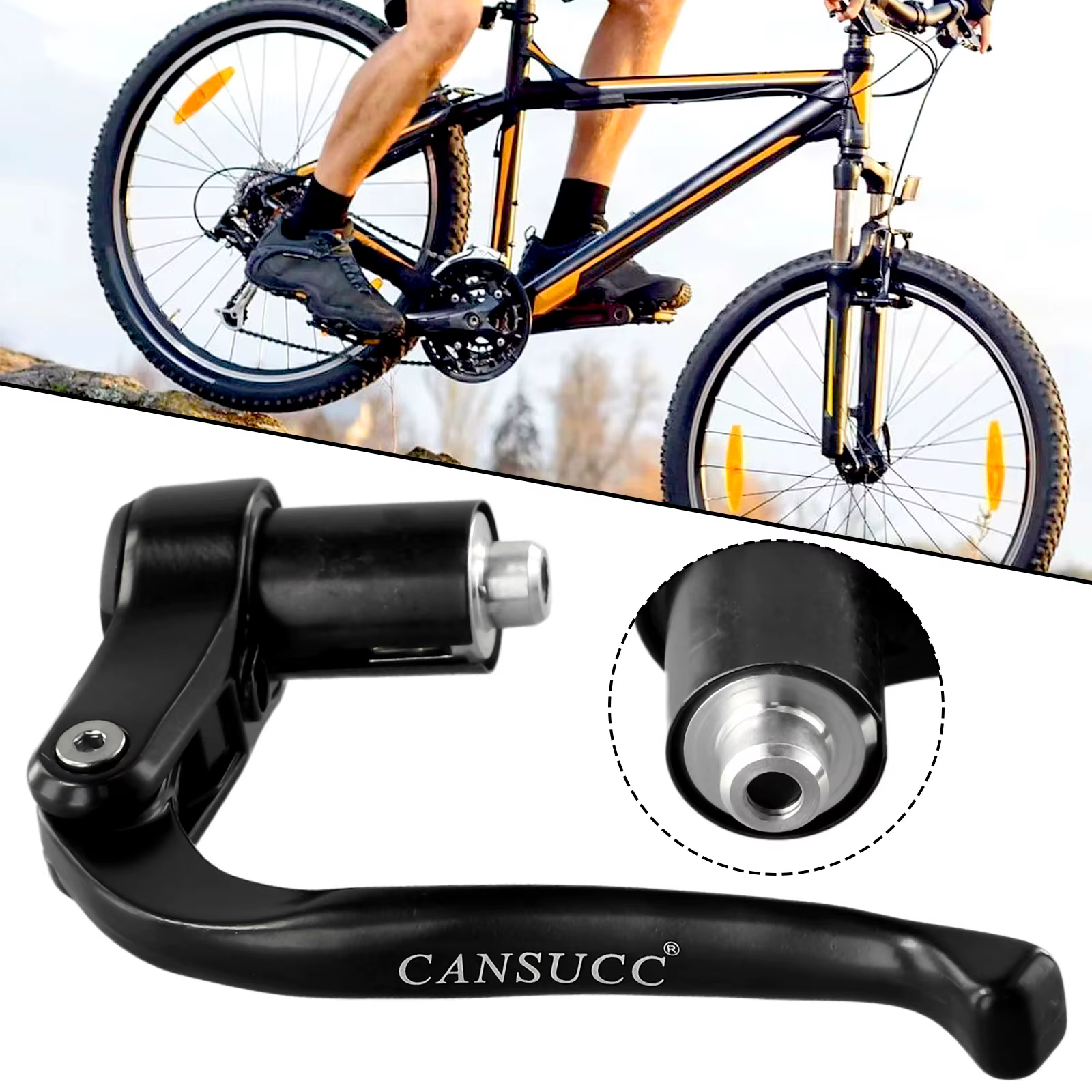 1x aluminium-triathlon-TT Base barre fin vélo de route vélo Aerobar leviers de frein vélo de route p
