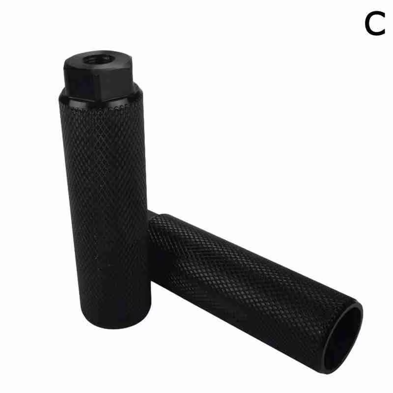1 paire de repose-pieds antidérapants pour vélo vtt, pédale d'essieu en alliage d'aluminium, repose-