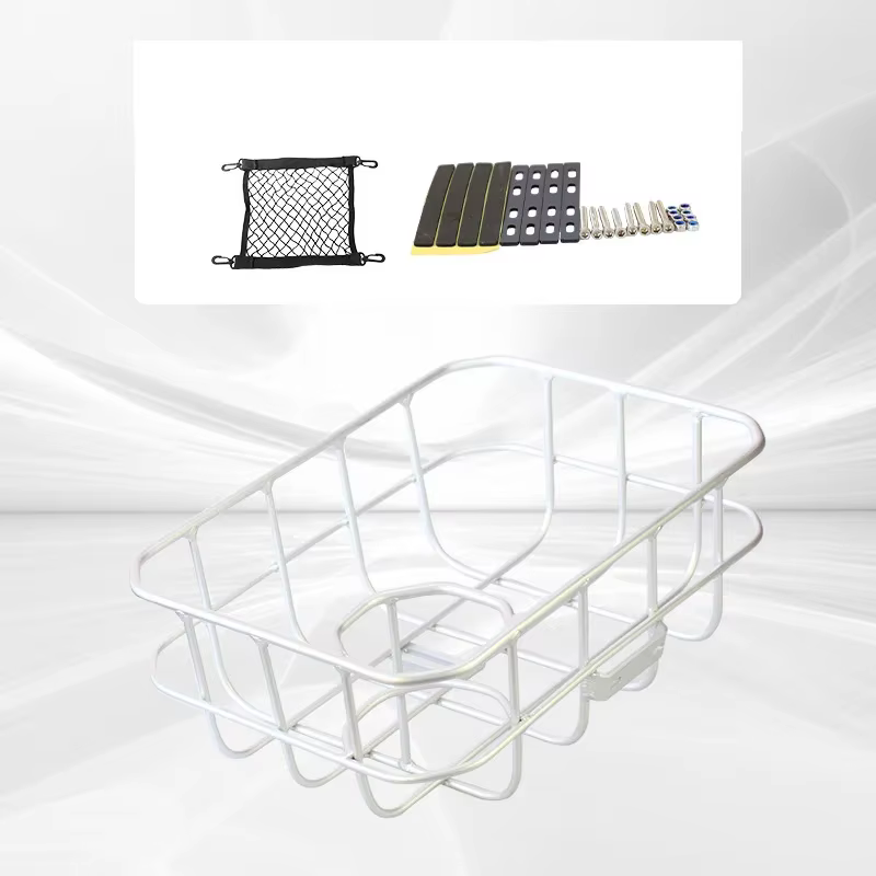 Nouveau panier de vélo en alliage d'aluminium avec porte-gobelet d'eau 25x35x13cm adapté aux vélos d