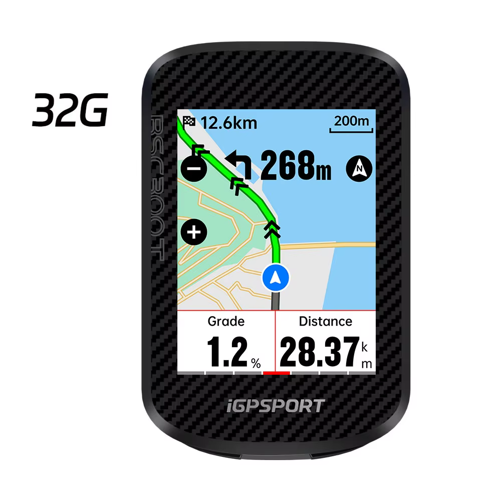 Ordinateur de vélo GPS tactile iGPSPORT BSC300T, navigation sans fil avec carte couleur, prise en ch