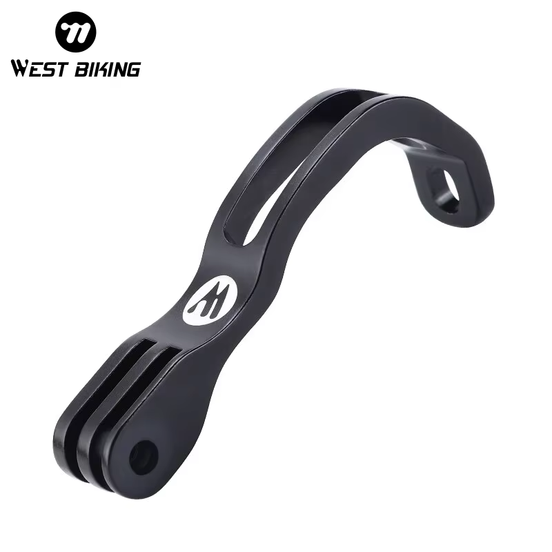 WEST BIKING-Support d'éclairage de fourche avant en alliage d'aluminium réglable, support rapide pou