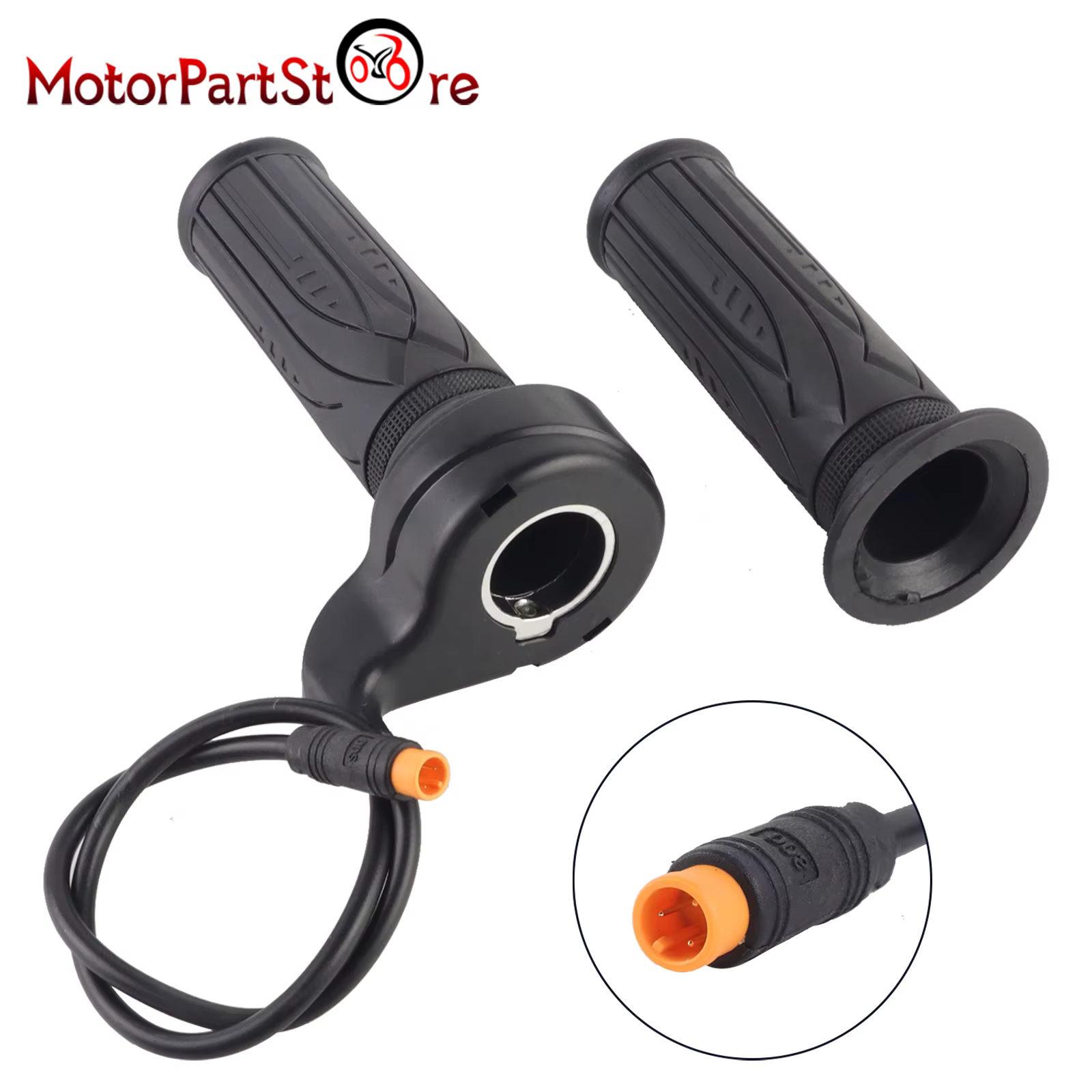 Poignées d'accélérateur à torsion intégrale pour vélos électriques, trottinettes 12V 24V 36V 48V 72V