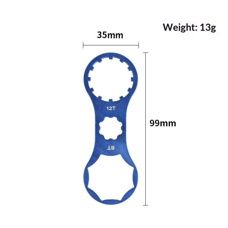 【OD】Clé à fourche avant de vélo en alliage d'aluminium, légère, haute précision, parfaite pour la ré