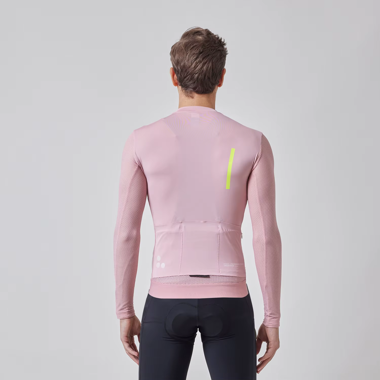 SPEXCEL nouveau maillot de cyclisme professionnel à manches longues été tissu léger conception à col