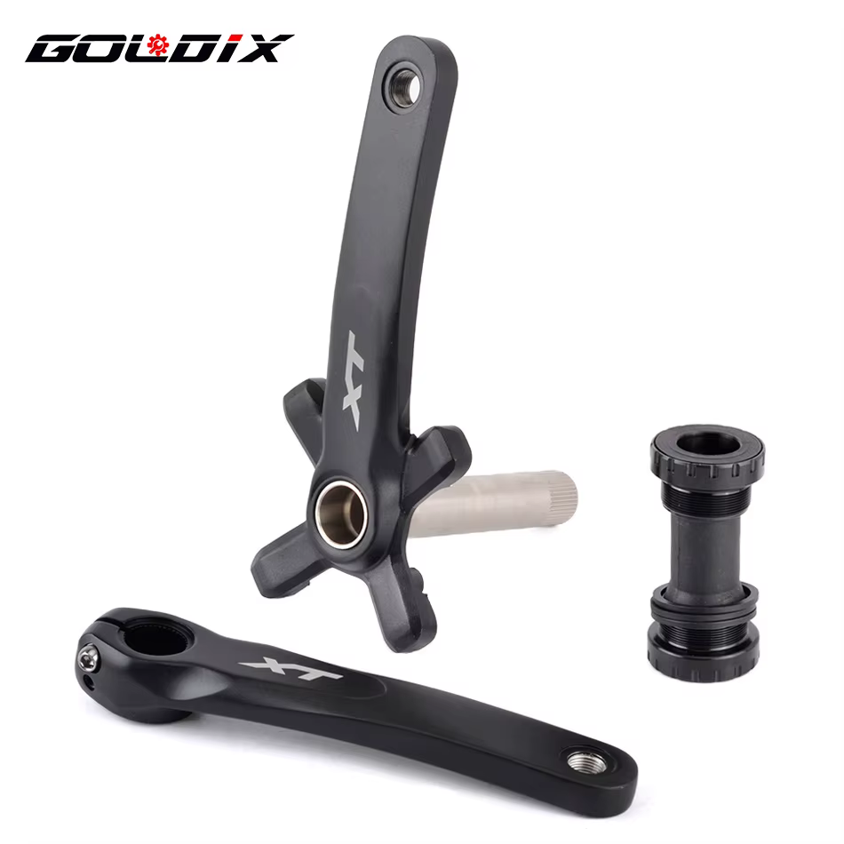 XT – pédalier de vélo en alliage d'aluminium, 104BCD, 170mm, 175mm, noir, rond, ovale, 32T, 34T, 36T