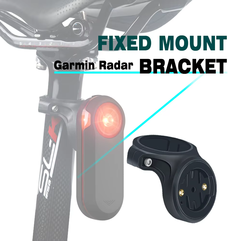 Support de feu arrière de vélo, Support de tige de selle pour vtt, Support de cyclisme pour Garmin V