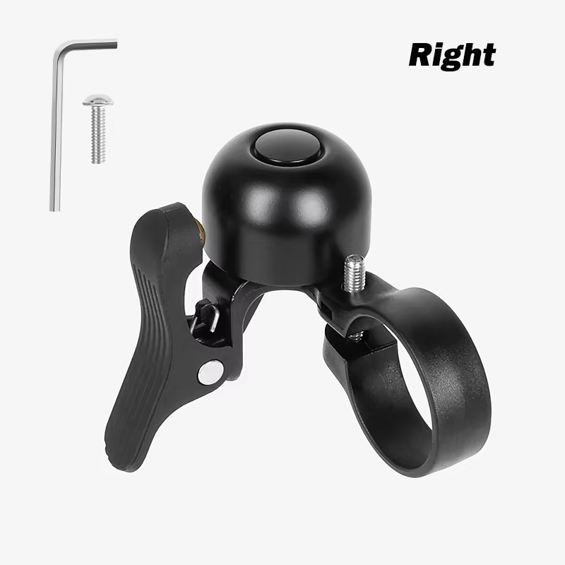 Sonnette de vélo Portable à son fort de 120db, anneau de vélo de route, alarme d'avertissement crous