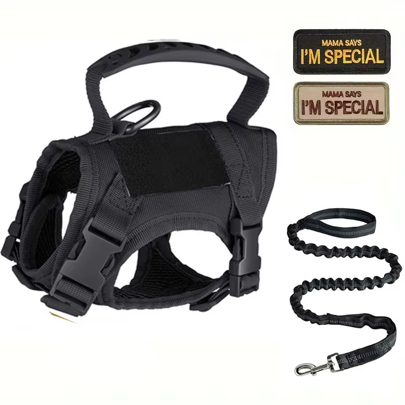 Gilet militaire tactique pour animaux de compagnie, accessoires d'entraînement tactique pour chat, e
