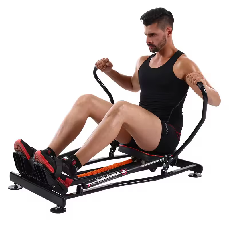 Équipement de gymnastique pour vélo Spinning, rameur hydraulique à mouvement complet, pliable, résis