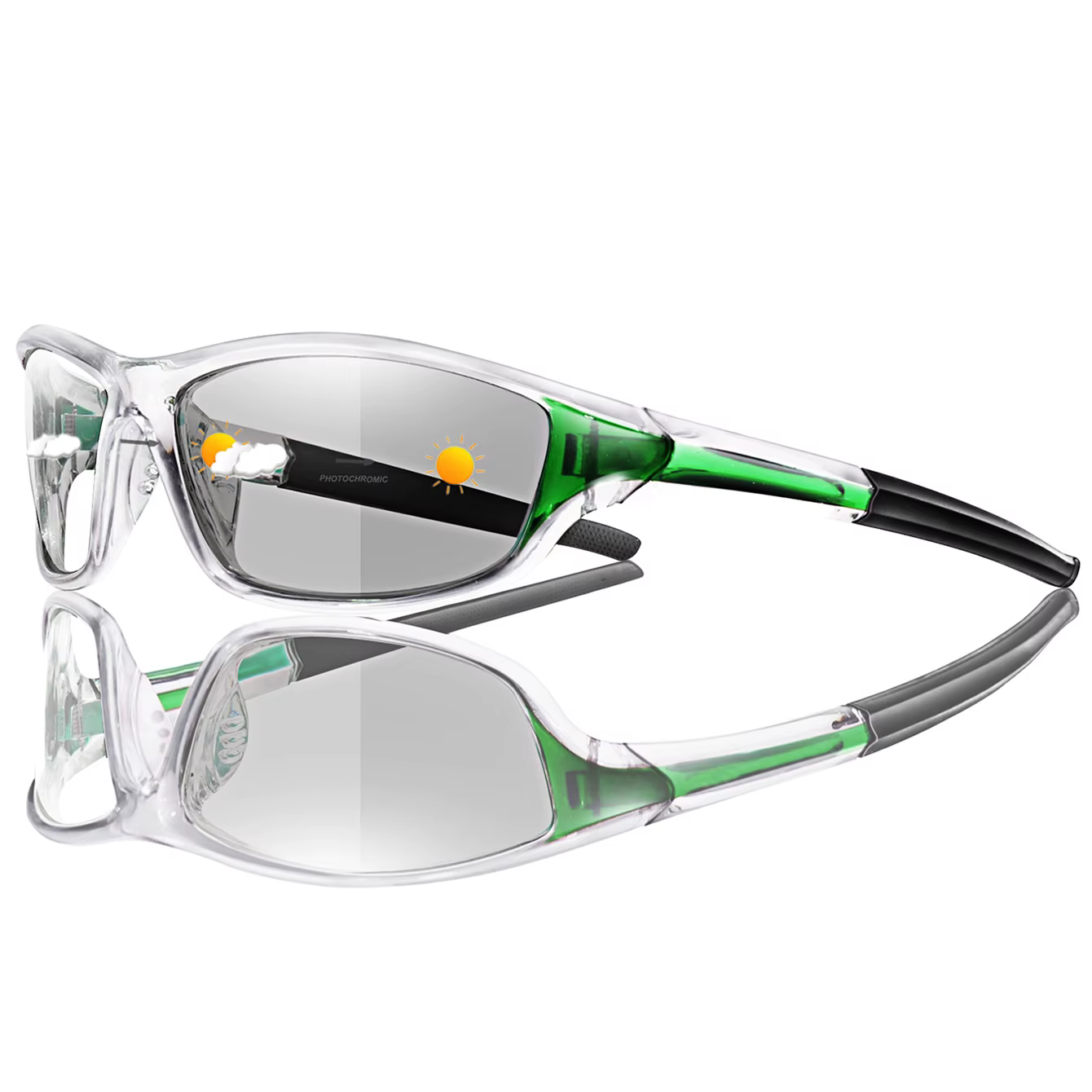 Lunettes de cyclisme photochromiques pour hommes et femmes, nouveau Style, vtt, course à pied, pêche