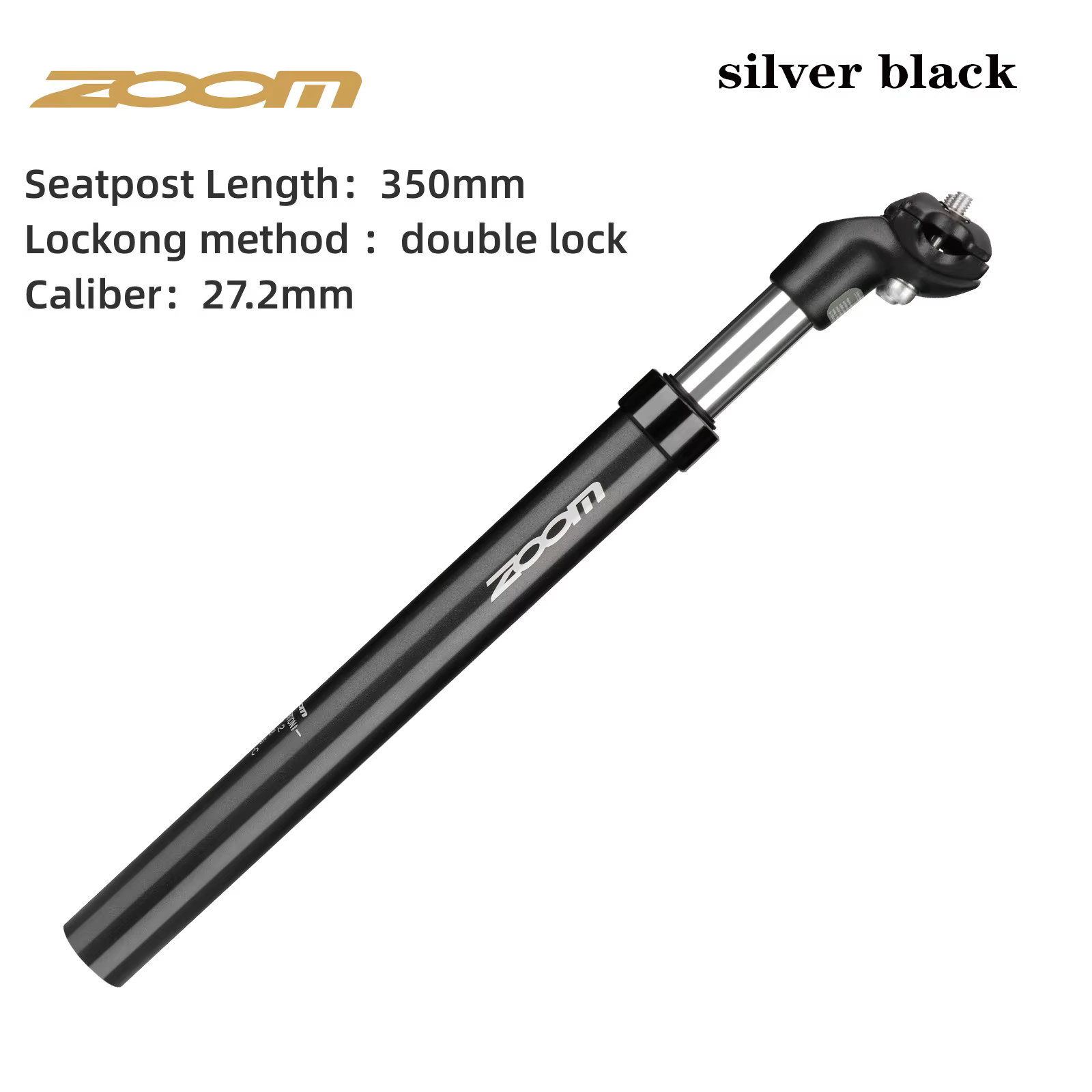 ZOOM tige de selle de vélo 27.2/28.6/30.0/30.4/30.9/31.6/33.9mm tige de selle de vélo de montagne/vé