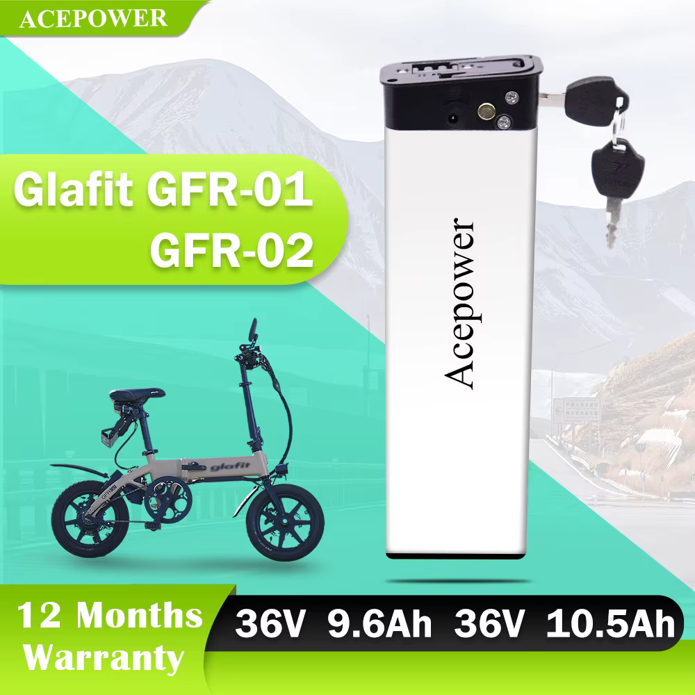 Pour Glafit GFR-01 GFR-02 HoldOn Q1 Ebike Batterie 36V 7.8Ah 9.6Ah 10.5Ah Pliant Vélo Électrique Bat