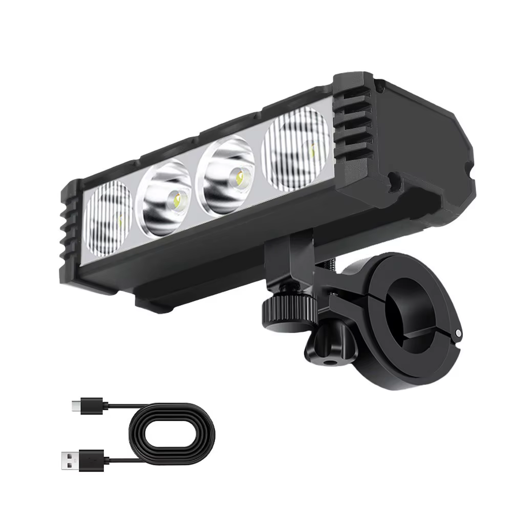 Lumière de nuit pour vélo, éclairage avant pour VTT et vélo de route, équipement de cyclisme
