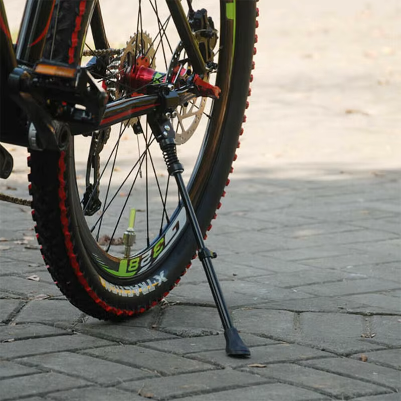 Support de pied rétractable et réglable en alliage d'aluminium pour vélo de montagne et vélo de rout