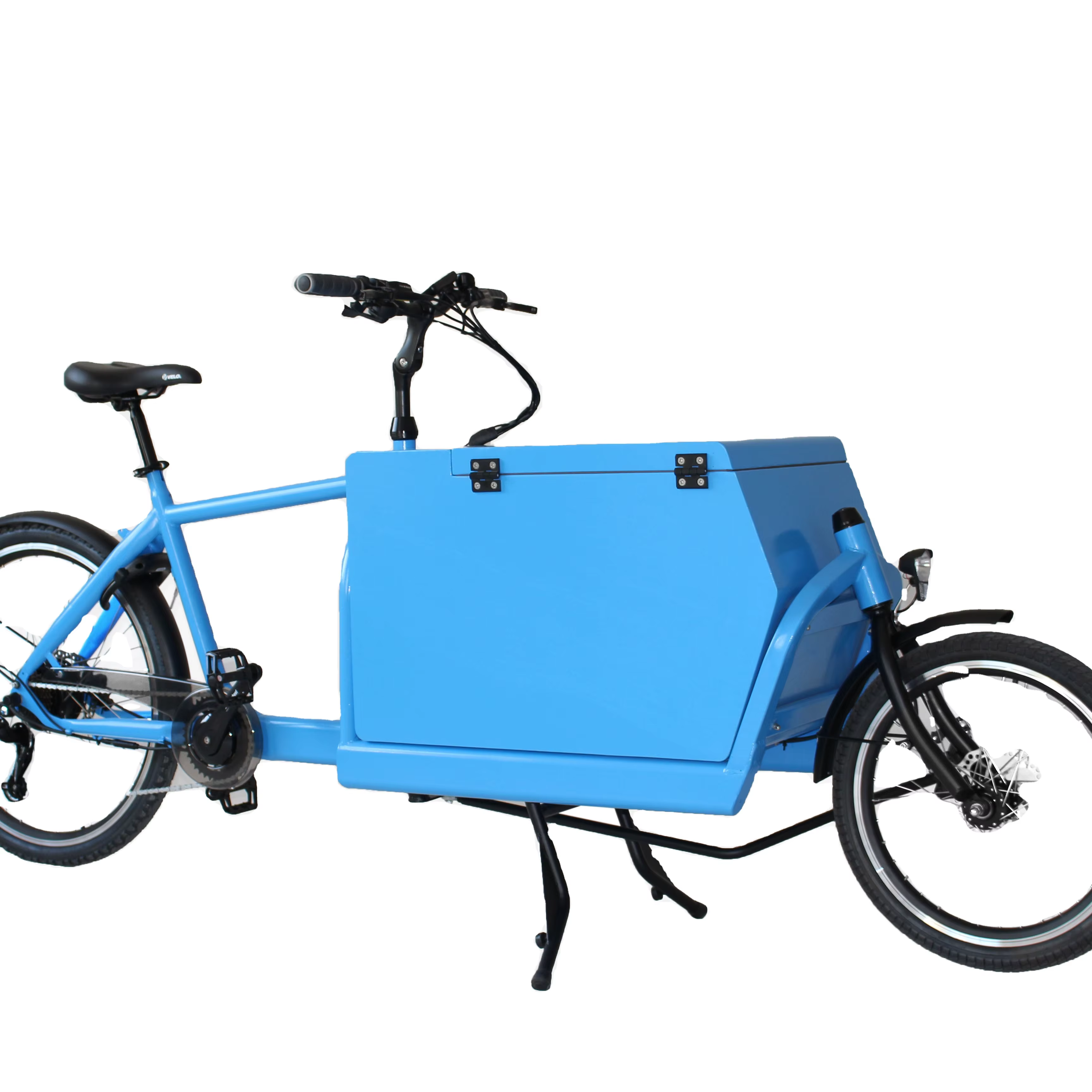 Vélo cargo électrique 250 W, vélo utilitaire familial à 2 roues avec moteur de moyeu arrière, écran 