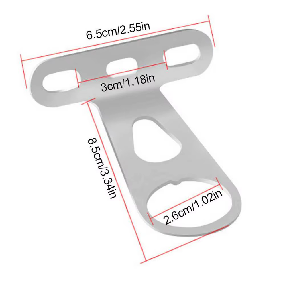 Support de panier de vélo, accessoire de Support de lampe avant et arrière, matériel de montage de p