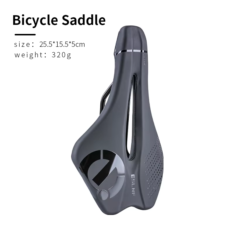 ESLNF Selle de vélo universelle creuse, confortable, absorbant les chocs, coussin de siège de vélo a