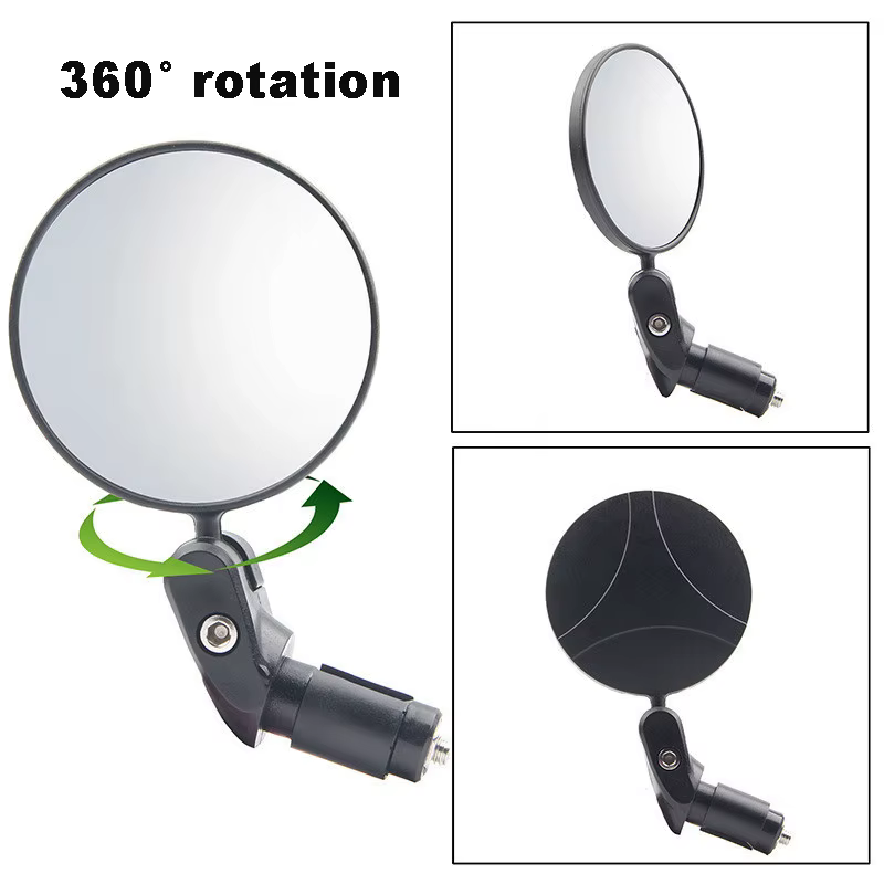 Rétroviseur de vélo universel, rotation réglable, grand Angle, guidon de cyclisme, accessoires de vé